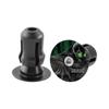 1 Pair Aluminium Zinc Zinc Alloy Bicycle End Plugs 32x26MM Bicycle Handlebar Plug Handlebar Cap  Adult Bikes
