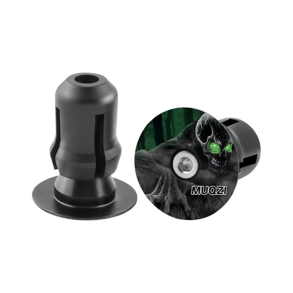 1 Pair Aluminium Zinc Zinc Alloy Bicycle End Plugs 32x26MM Bicycle Handlebar Plug Handlebar Cap Adult Bikes