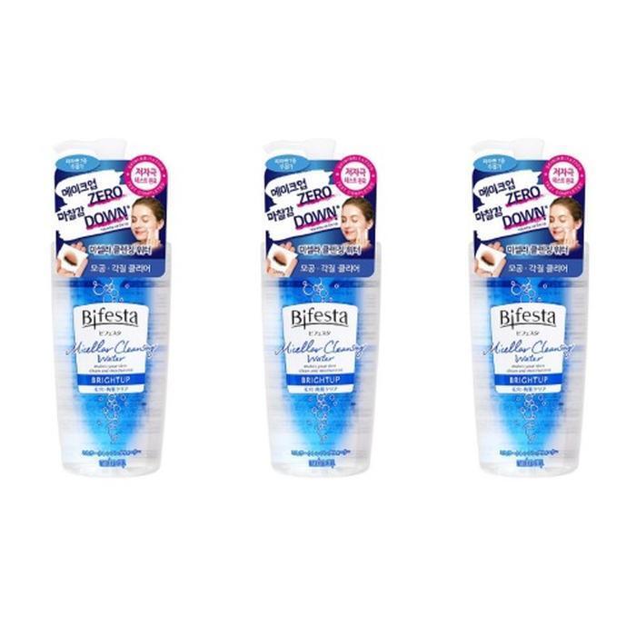 Bifesta Mild Micellar Cleansing Water Brightening 400ml x 3 Face Wash Mild Moisture Cleansing (39634245)