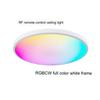 New Ceiling Lamp Rgbcw Full-Color Dimming Color Intelligent Rf Remote Control Bedroom Round Led Ceiling Lamp