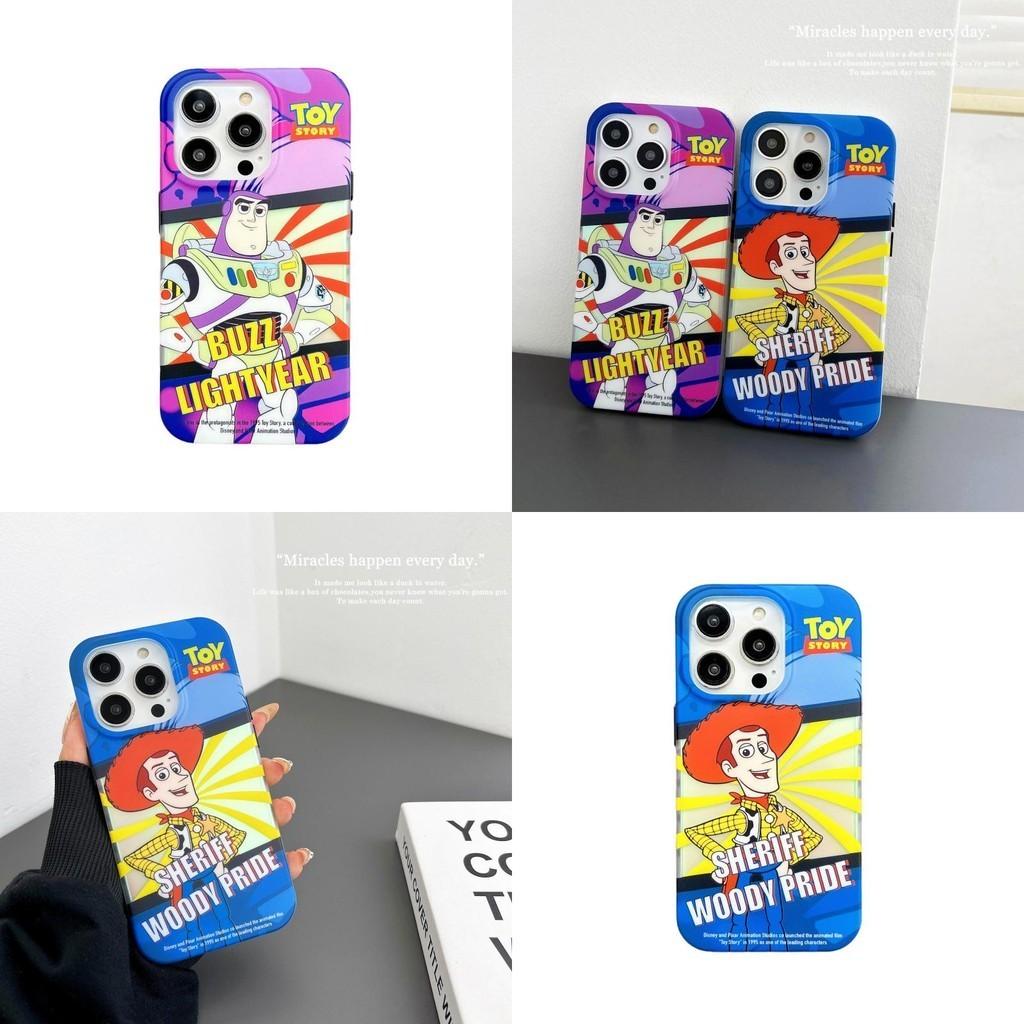 Cartoon Woody Buzz Cross-border Suitable 13 Apple Iphone 15 Pro Max Phone Case 14 Protective Soft Cover