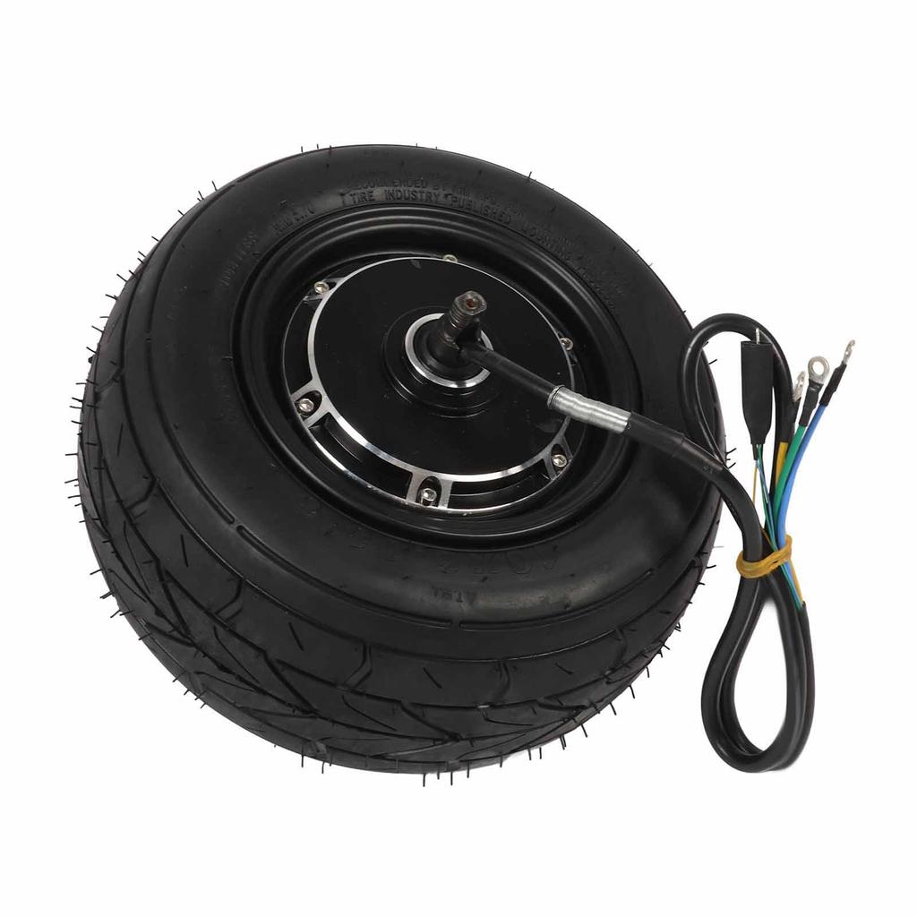 10 Inch 36v‑60V 800‑2000W Wheel Hub Motor High Power Brushless DC Disc Brake Vacuum Tire Hub Motor for Electric
