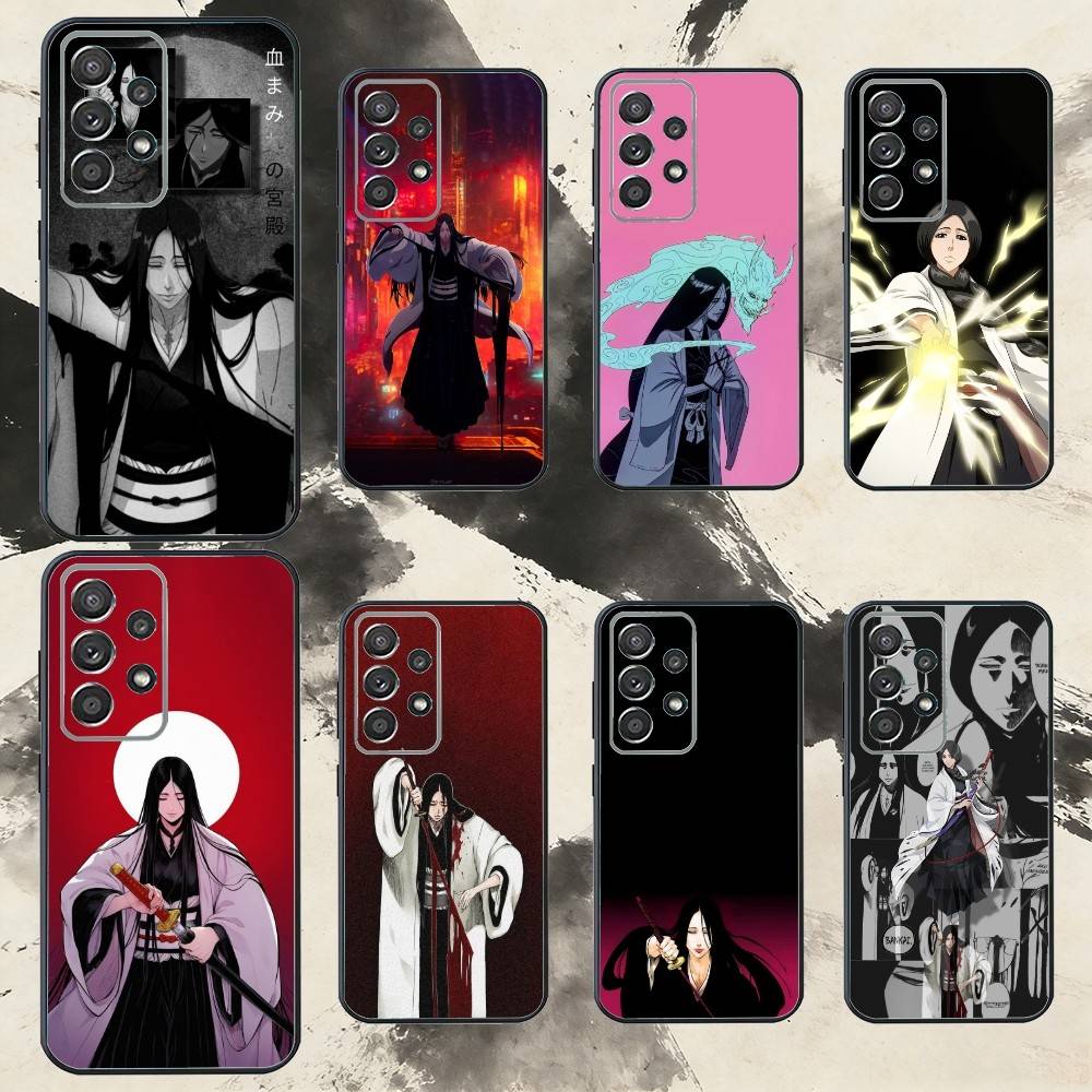Unohana R-Retsu B-Bleaches Phone Case For Samsung S25,S24,S21,S22,S23,S30,Ultra,S20,Plus,Fe,Note,10,9,5G Black Cover