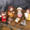 Christmas Manger Decoration Set Cartoon Jesus Holy Bedroom Living Room Decor