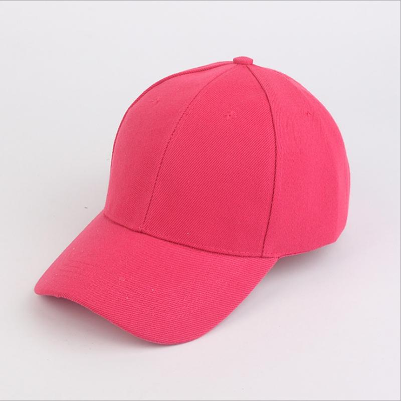 Verstellbare einfarbige Schattierung Hip Hop Unisex Baseballkappe Sonnenschutz Frühling Sommer Outdoor Herren Papa Hut Snapback