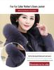 2024 Winter Down Jacket Women Plus Size Fur Collar Fashionable Warm Thickened Mother Trend