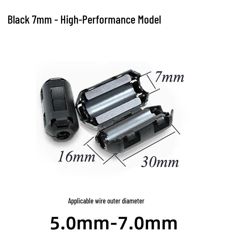Snap-On Nickel-Zinc Ferrite Core Magnetic Ring for Anti-Interference Shielding