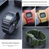 For Casio G-SHOCK DW-5600 GW-B5600 GW-M5610 mod kit Resin Watch Strap case DW5600 Silicone Rubber Watchband bezel wristband men