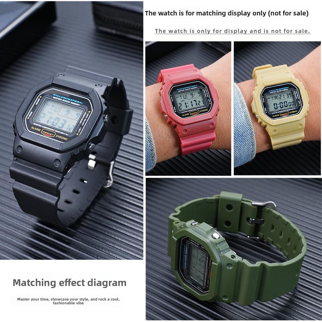 For Casio G-SHOCK DW-5600 GW-B5600 GW-M5610 mod kit Resin Watch Strap case DW5600 Silicone Rubber Watchband bezel wristband men
