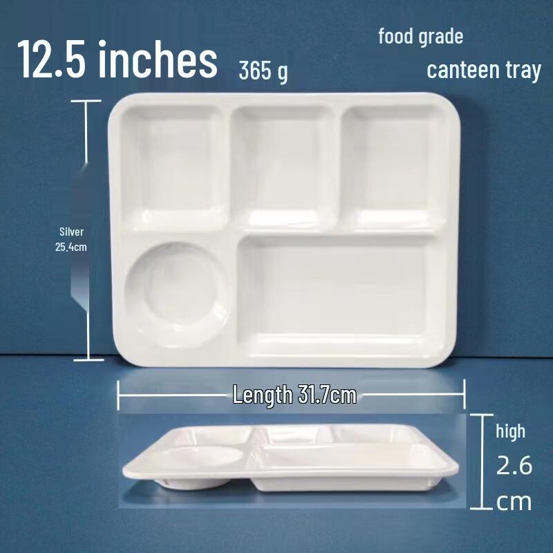 Divided Melamine Canteen Tray