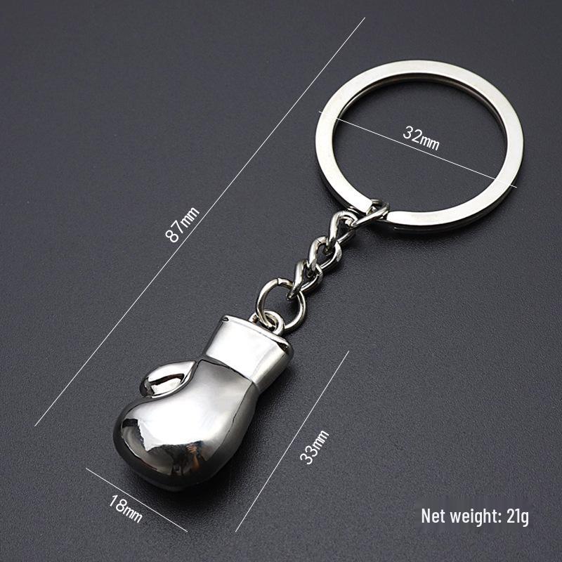 

3D Boxing Glove Keychain: Custom Sports Meeting Souvenir Pendant