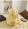 Zaino orso dei cartoni animati: Carino, Peluche, Grande Capacità, Versatile, Ideale per Studenti Universitari