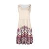 Women's Casual Daily Dating Outing Fashion Print Basic Sleeveless Loose Dress Bohemian Beach Dress Sleeveless Dress