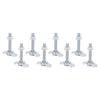 8pcs M8x60 L Track Double Lug Thrded Stud Nut Fitting 6000lbs Load Capacity for Truck Bed Trailer Pickup RV ATV