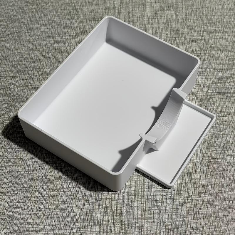 1pc Washing Machine Drain Tray, Heavy Duty W-Type Drip Pan for Floor Protection, Leak Proof Plastic Water Catch Tray for Laundry