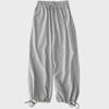 Gray Women's Loose-Fit Lantern Pants - Summer Casual Korean Style