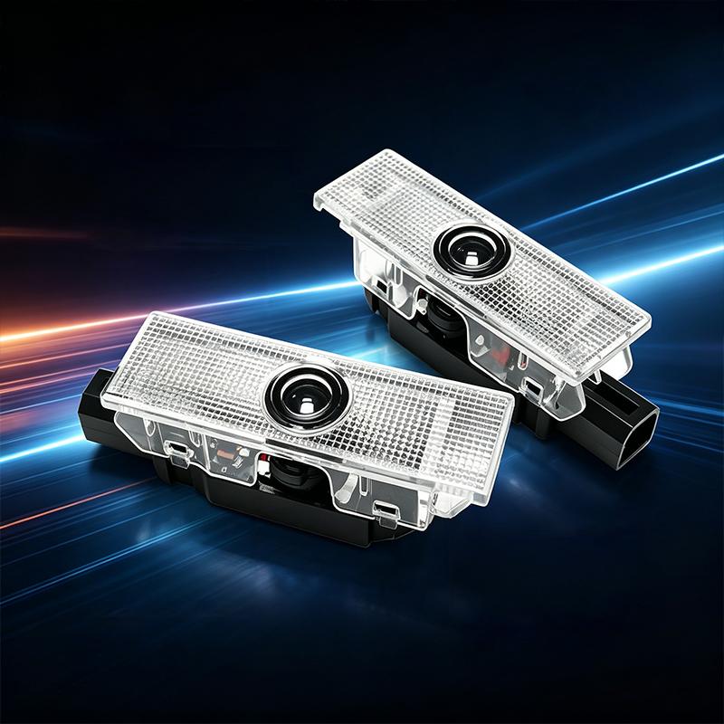 2 Stück Auto Tür Willkommensleuchten LED Projektorlampe Auto Zubehör für Alfa Romeo 159 147 156 166 Giulietta Giulia Mito Stelvio Brera Spider