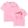 Artemas Pretty Tour Merch T-Shirts Unisex Unisex Übergröße Lässig Kurzarm Rundhals Baumwolle T-Shirt Unisex Mode Streetwear Oberteile