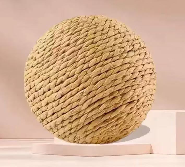 10CM Interactive Sisal Cat Scratching Ball Toy For Kitten Teeth Cleaning Anti Bite Cat Ball Sounding Toy Pet Supplies