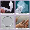 A72U Acrylic Keychain Blank Set 3 Inch 2.5 Inch 2 Inch Round Clear Arylic Blanks For DIY Keychain Craft