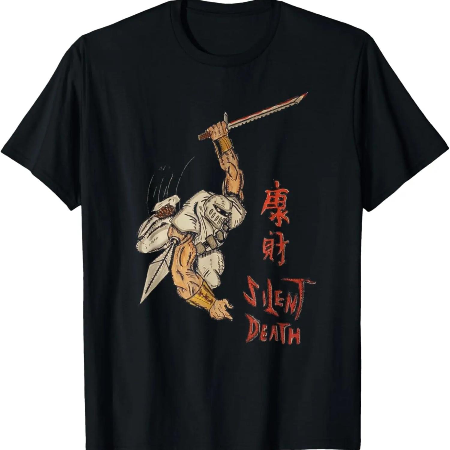 Silent Death Original Artwork Ninja Kanji T-Shirt S чёрный
