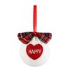 2PCS Plush Christmas Knitted Ball Exquisite Xmas Hanging Pendant Christmas Tree Hangers  Festival