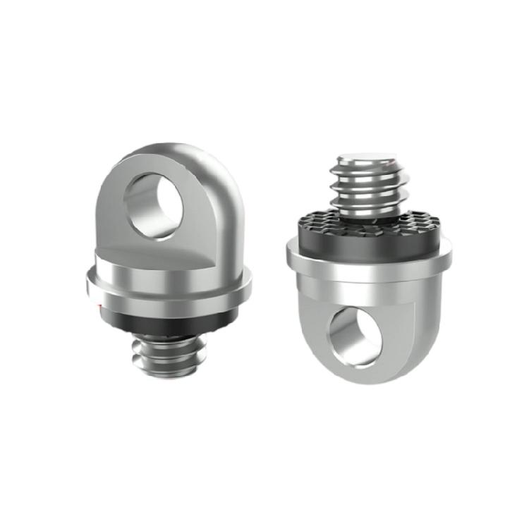 Universal 1/4inch Metal Camera Screw Adapter AntiDrop Thread Design For Wrist Straps Tripods And Action Cameras