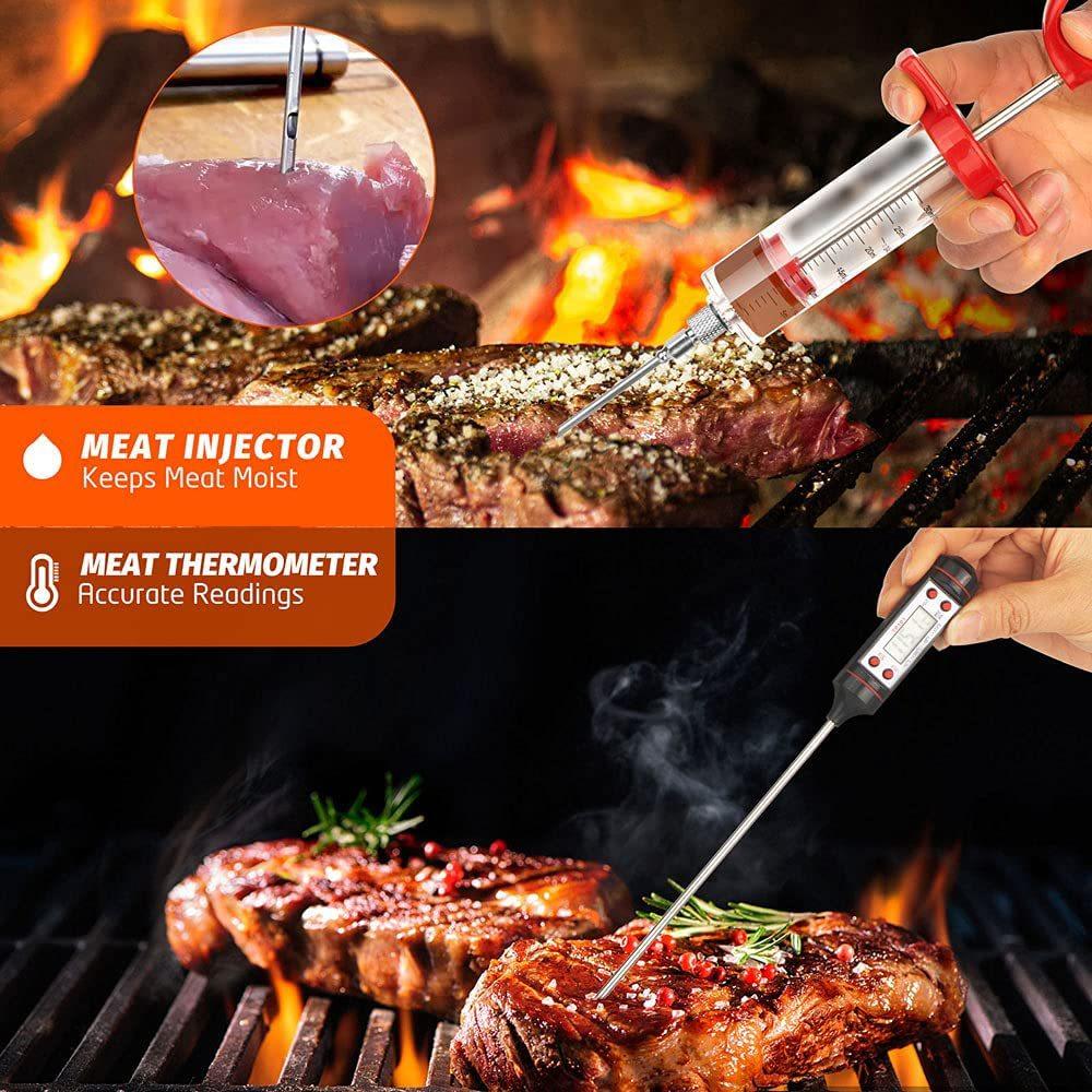 25-piece & 39-piece Sets Stainless Steel Handle Outdoor Kitchen Grill Set Barbecue Accessories BBQ Tool with Oxford Cloth Case
