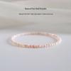 Light Luxury Pink Pearl Shell Bracelet - 3mm Ultra-Fine Design for Romantic Elegance