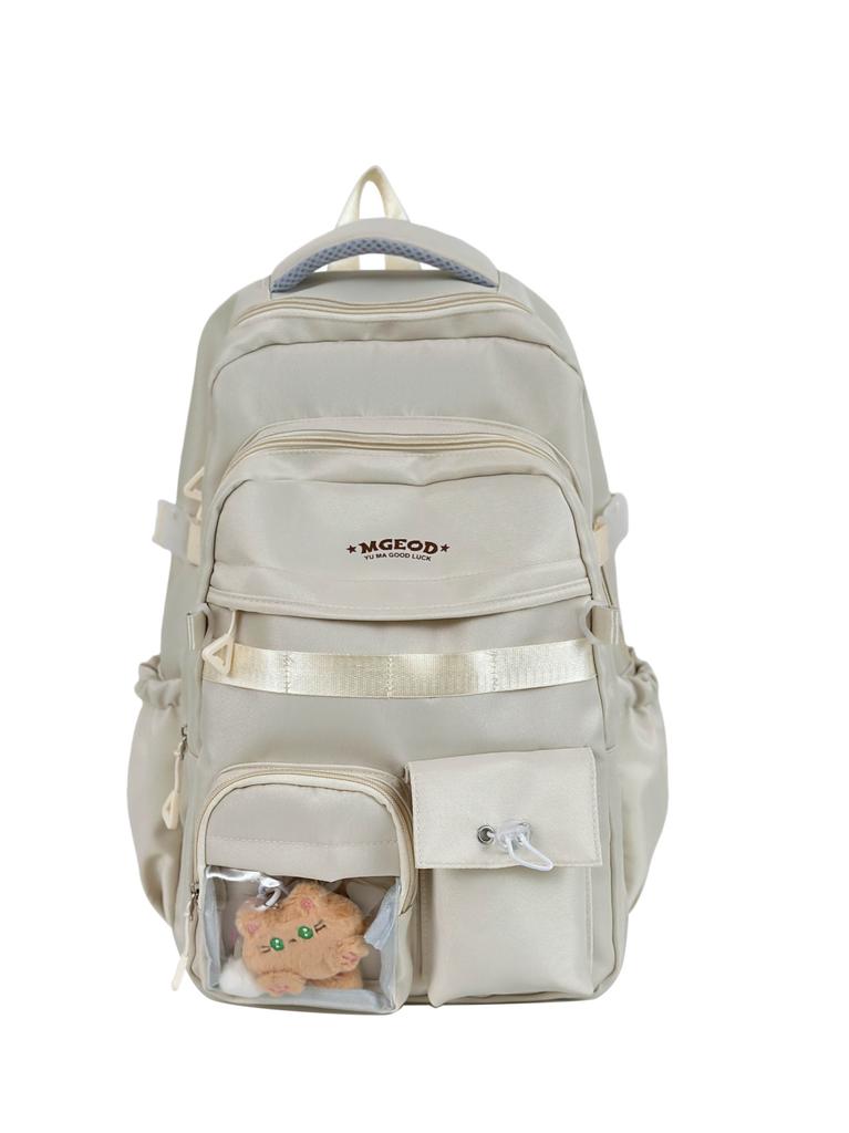 Schoolbag Japanese Ins College Style School Bag Women, Versatile Casual Large Capacity Backpack Junior High School Girls High School Student Backpack