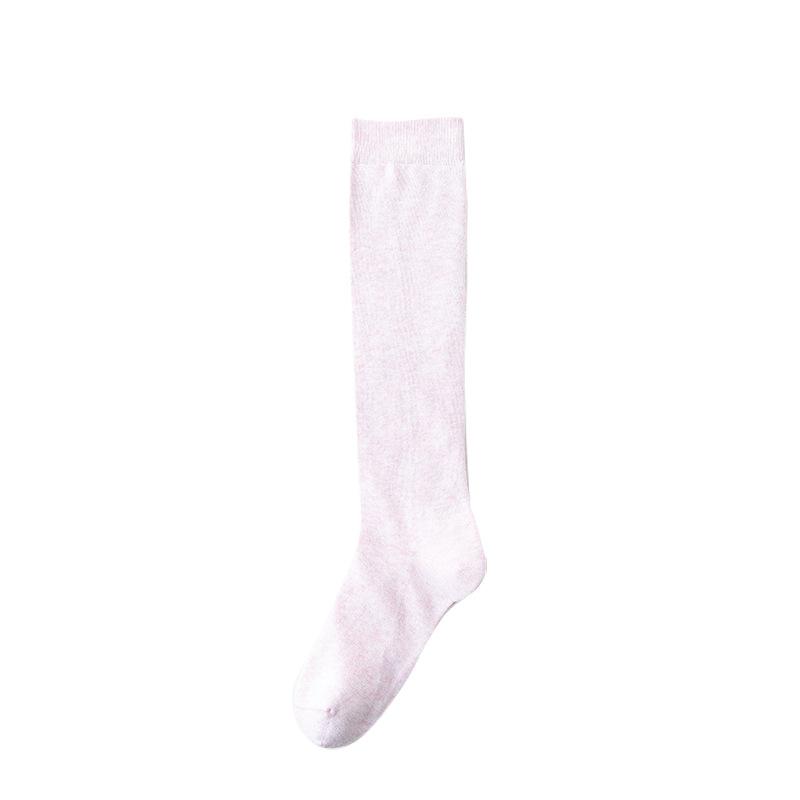 Female Spring and Autumn Cotton Pressure Thin Long Leg Socks