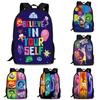 Spacious 15-inch Inside Out 2 Backpack Durable Oxford Cloth School Book Bag