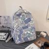 Schoolbag spring trend new large capacity simple small fresh backpack leisure student backpack outdoor travel backpack