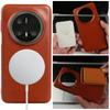 Echtes Leder Wachsstruktur Hülle für Honor Magic 8 Pro Magic 7 Premium Business Schlank Weiches Leder Magnetisch Stoßfest Abdeckung