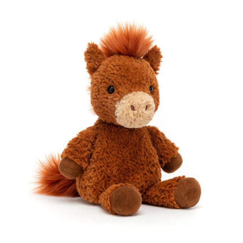 JELLYCAT Jungle Animals Flossy Pony Brown Doll Plush Doll 28cm Height