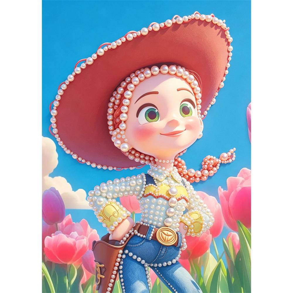 

Disney Pearl Painting Toy Story Trish Handmade DIY Pearl Gemstone Painting Pictures Crafts Special Shape Home Wall Decoration 30x40