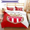 Monaco Football club Printed Pattern Duvet Cover Set – includes 1 duvet cover and 2 matching pillowcases Bedroom decor Christmas gifts