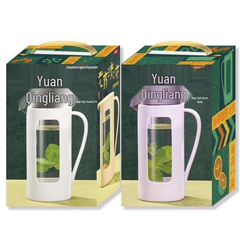 

Refreshing Borosilicate Glass Pitcher