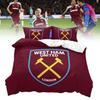 West Ham United Digital Print Bedding Set With Reactive Dyeing For Modern Bedroom Decor