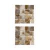 1Pc Room Decoration Ins Style Square Coaster Pads Mosaic Mats Photography Props Natural Conch Shell Heat Insulation Coaster