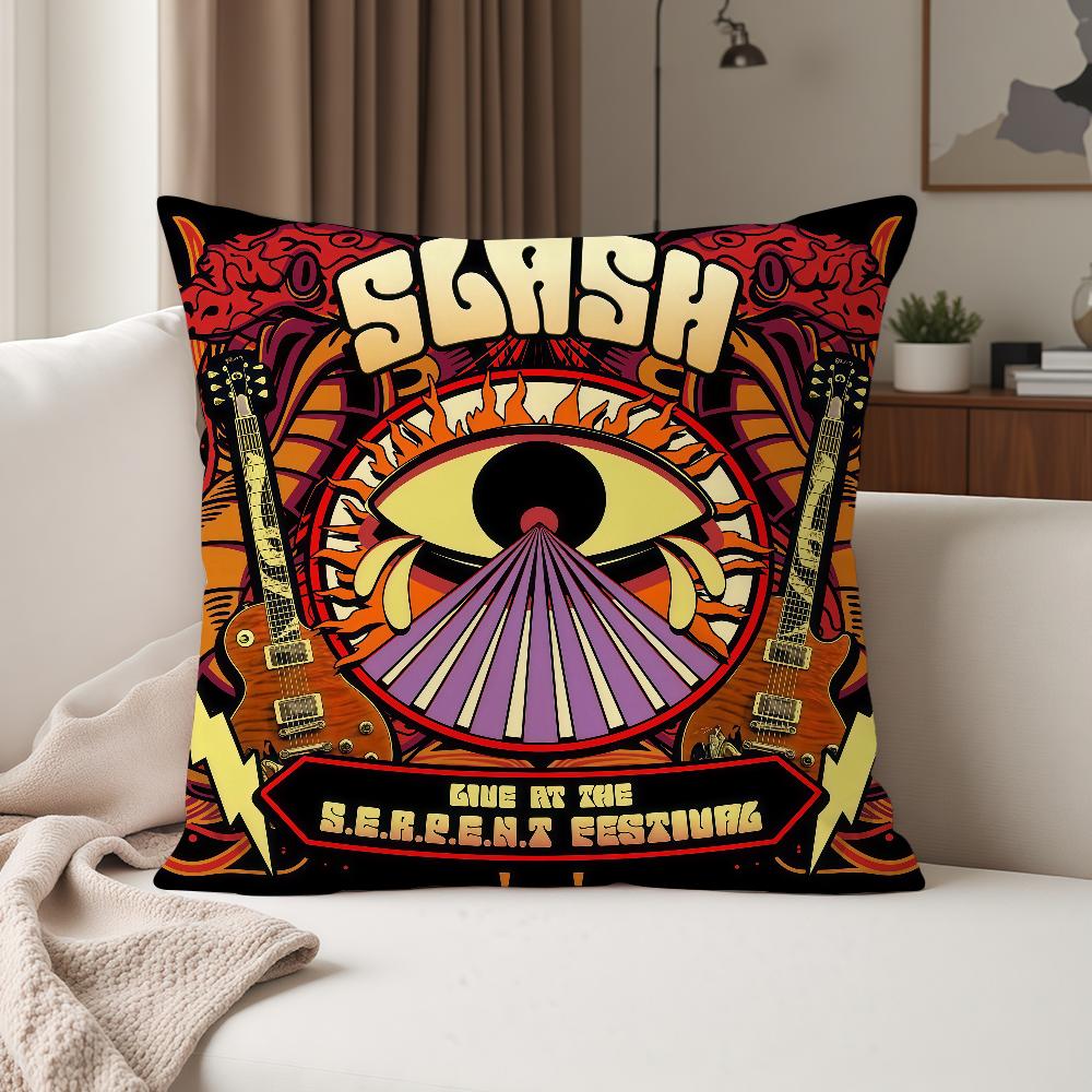 Guitarist SSlash Pillow Case Suitable For Bedrooms Living Rooms Cars Home Decoration