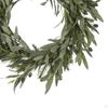 Artificial Olive Wreath Greenery Leaves with Beans Round Branch Spring Summer for