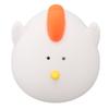 3 Gears Bedside Night Light Cartoon Chicken Shape Silicone ABS USB Charging LED Night Lamp 1200mAh