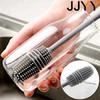 Silicone Cup Brush Long Handle Glass Cleaner for Kitchen Wine Bottle Scrubber Cleaning Tool