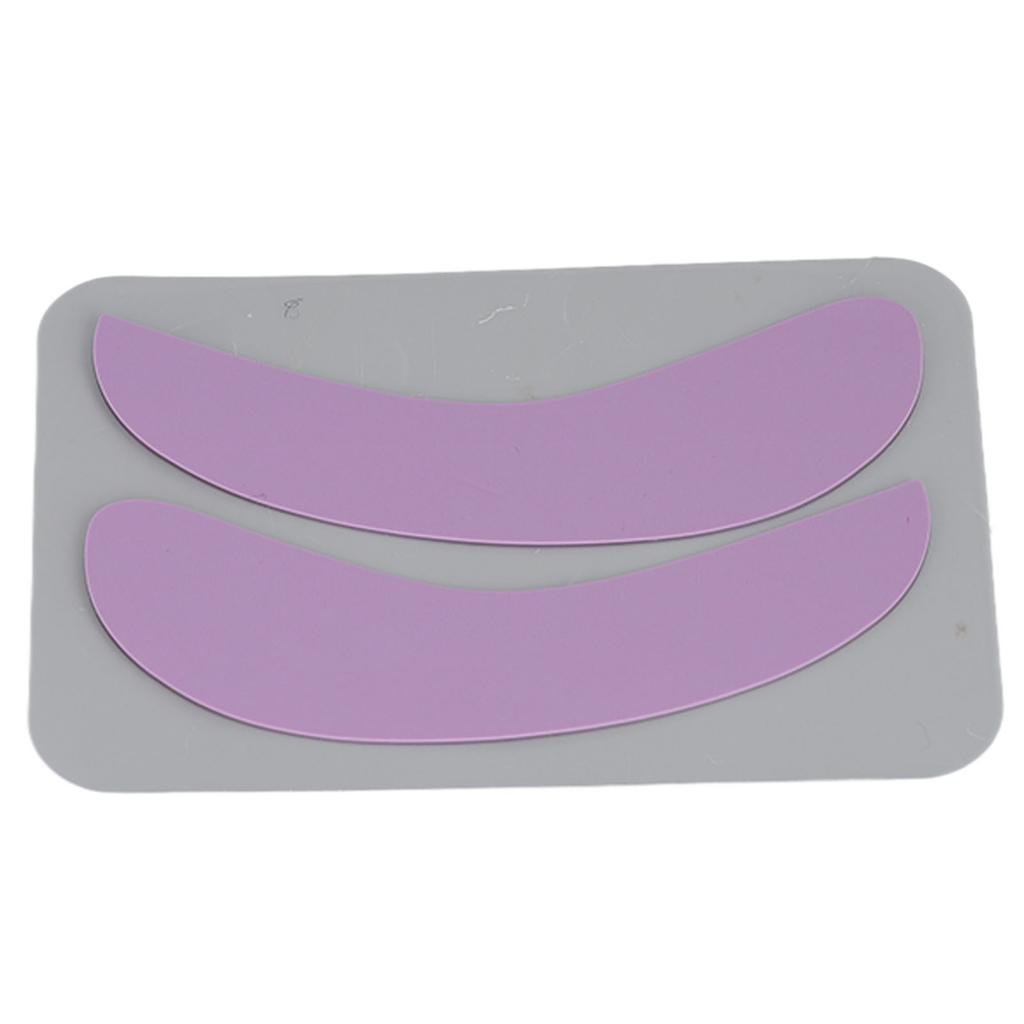 10 Par Ögonfransförlängning Under Ögonlappar Halvmåneformade Återanvändbara Silikon Ögonlappar för Fransympning