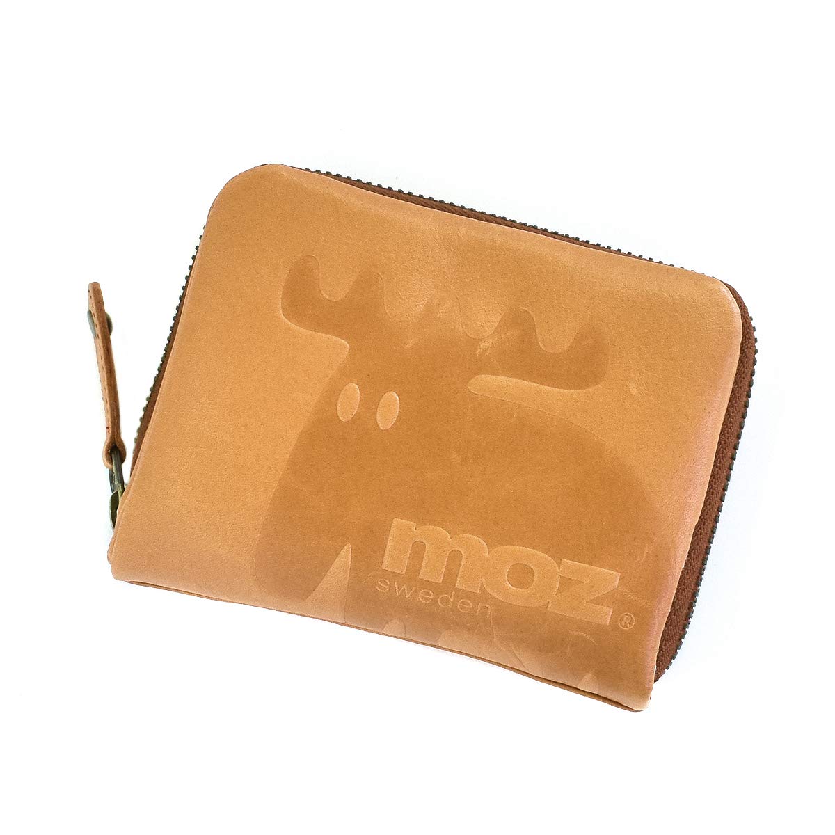 

Moz Genuine Leather Bifold Wallet with Large Round and Coin Purse Women s Capacity, Zipper, [No. 86000] (Camel)