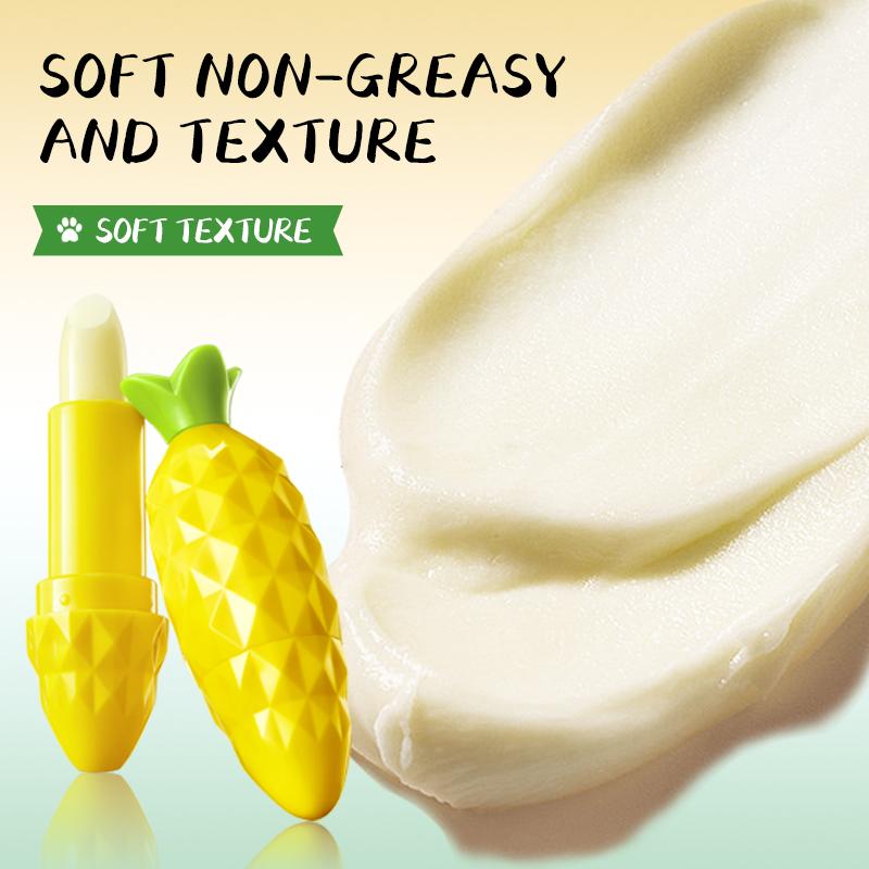 SADOER Lip Pineapple Balm Nourishing Refreshing Moisturizing Preventing Cracking and Repairing Lips Gentle Lip Balm