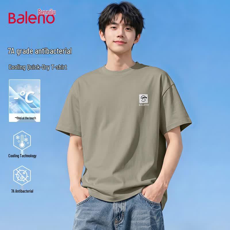 Baleno Men's Ice Silk Cooling Loose Fit T-Shirt