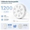 USB Rechargeable Magnetic RGB Night Lamp RGB White Led Night Light with Remote Control Dimmable Lamp Spotlight Fr Display Closet