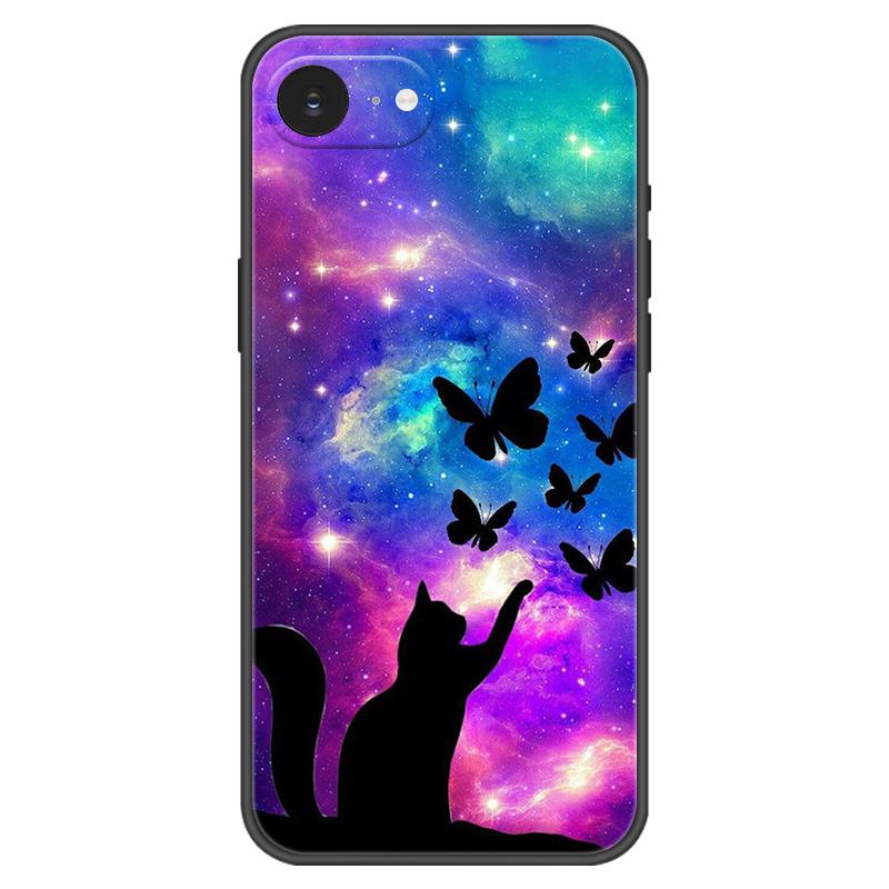 Phone Case For iPhone 16E iPhone16E SE 2025 SE4 5G Cases Soft Silicone Cover For iPhone SE4 Fashion Case Full Protector Shells